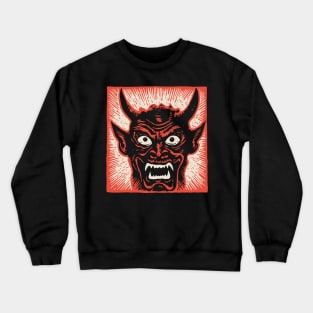 Lino Cut Devil Crewneck Sweatshirt